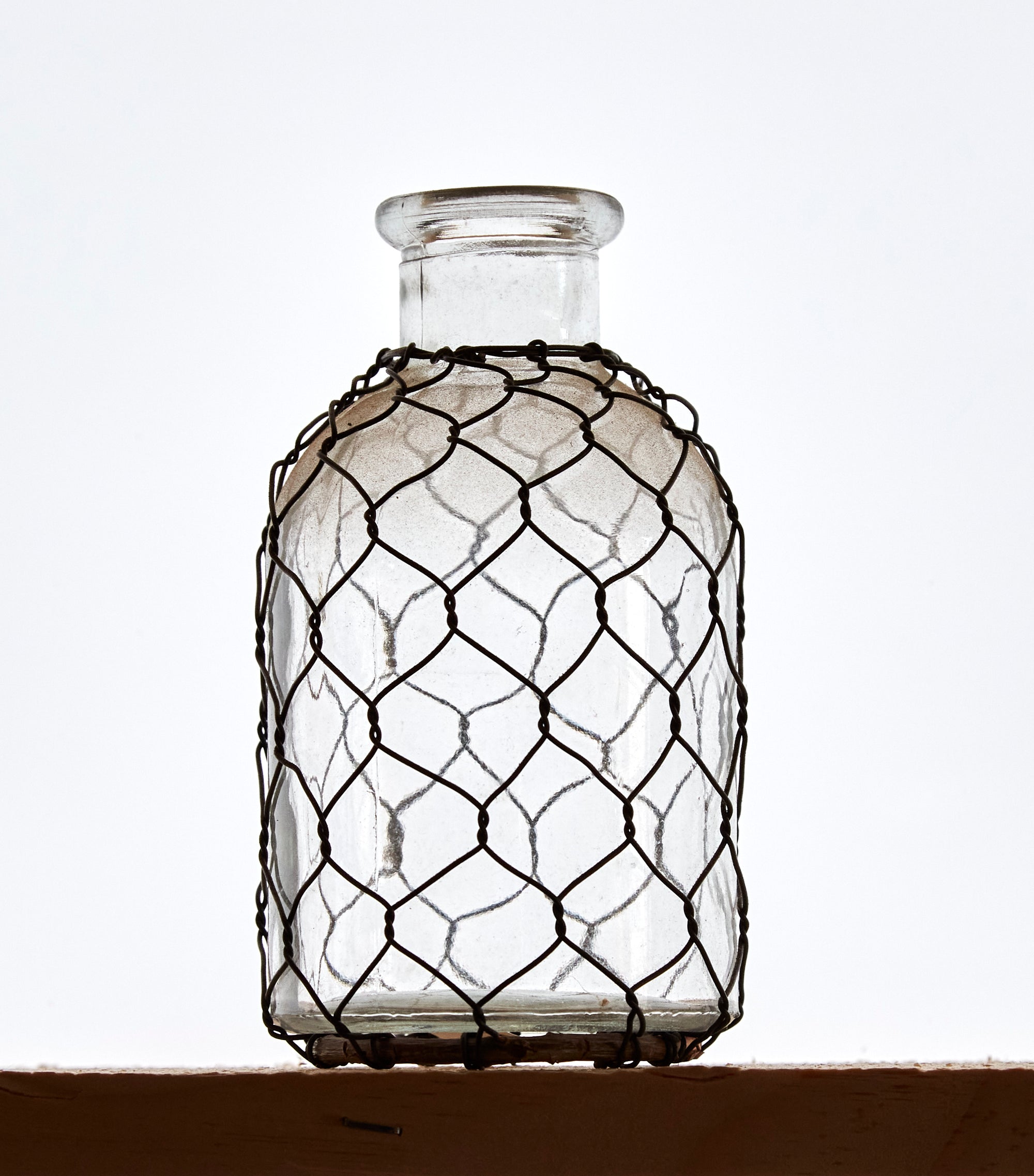 Wire Covered Bottle