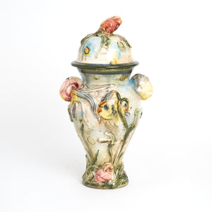 Sea Scapes Canister - Italian Pottery