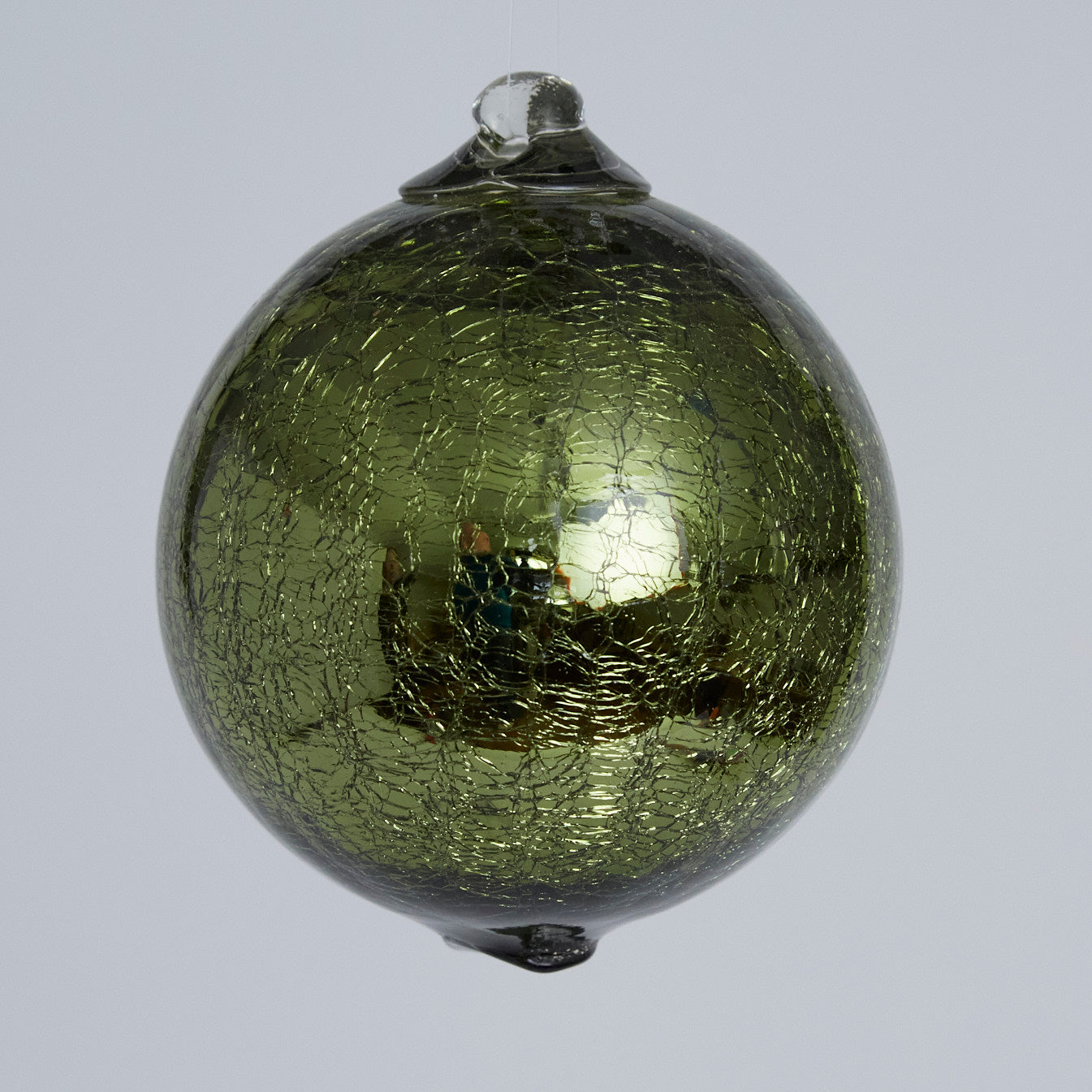 4" Opaque Light Green - Glass Balls