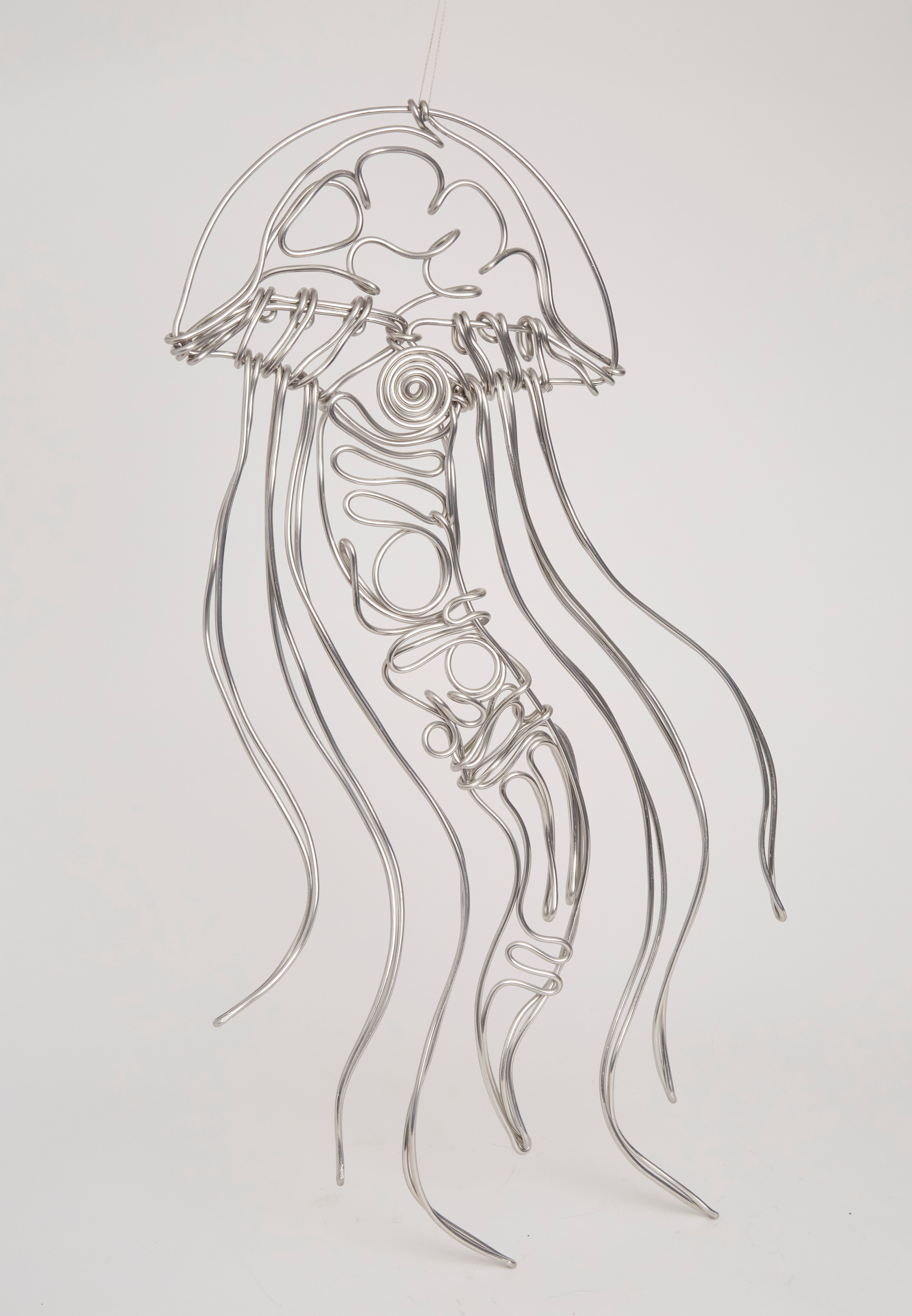 Jellyfish - Wire Art - Thyme Glass Arts