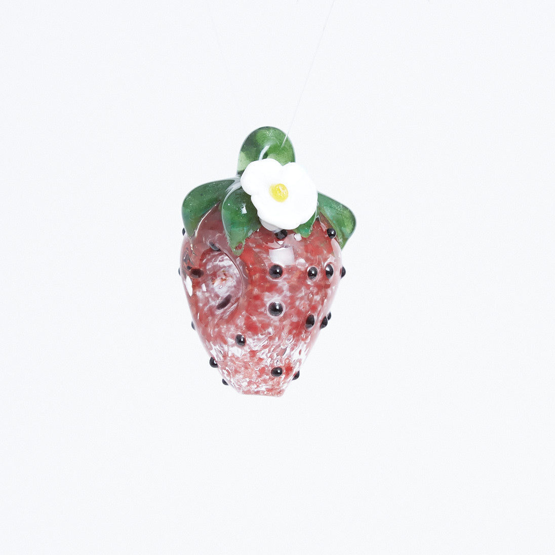 Small Strawberry Pipe - Misc. Glass